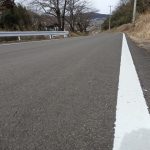 白線工事の確認