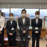 インターン活動 議長との懇談